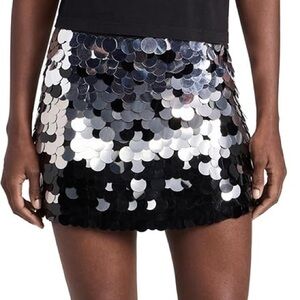 alice + olivia Women's Rubi Embellished Micro Skirt